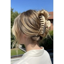 Caş Dekorasyon Krem Renk Kemik Mandal Toka