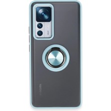 Starseven Mi 12T Kılıf Montreal Yüzüklü Silikon Kapak - Buz