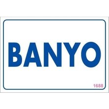 Akman Banyo Uyarı Levhası 17,5X25 KOD:1688