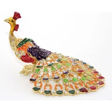 EkoAlışverişDünyam Swarovski Taşlı Tavuskuşu Model 2