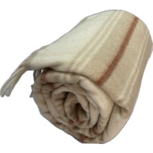 Özyün Tek Kişilik Yün Battaniye-Tv Battaniyesi-Dizlik-Kamp Battaniyesi %100 Yün