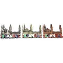 EkoAlışverişDünyam Istanbul Temalı Metal Magnet Model 5