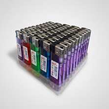 Koko Manyetolu 520 Renkli Büyük Boy Çakmak, 50 Adet