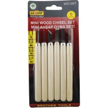 Akman Sakata Wd 1007 Ahşap Oyma Seti 6 Parça