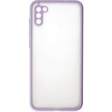 Epilons Galaxy A11 Kılıf Montreal Silikon Kapak - Mor