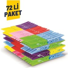 Creatividad Solutions Plastik Çamaşır Mandalı 72 Adet 714510