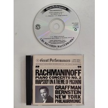 Plakperest Rachmaninoff  – Piano Concerto No. 2 / Rhapsody On A Theme Of Paganini – 1985 Usa Basım - CD Albüm-2.el