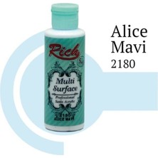 Akman Rich Multi Surface 2180 Alice Mavi Akrilik Boya 120 cc