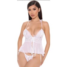 Byen Giyim Özel Tasarım Şık Elbisei Babydoll Gecelik Fantazi Içelbise