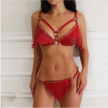 Byen Giyim Gecelerin Incisin Detayryanaantezi Body-Harness Body/fantasy Cob