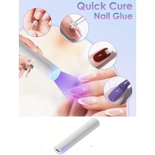 Gümrük Bey C21 Şarjlı Taşınabilir Kalem Tipi Oje Kurutucu, Epoksi Kurutucu, Takma Tırnak Sabitleme