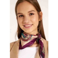 Mimoza Accessories Saten Etnik/modern Kadın Fular-Bandana