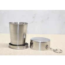 Argesco Mühendislik Katlanabilir Tekli Paslanmaz Çelik Shot Bardak