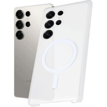 Starseven Galaxy S23 Kılıf Pc Magsafe Şeffaf Kılıf - Şeffaf