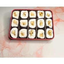 Prestio Sultan Fındıklı Sarma Lokum 400G, Premium Metal Kutuda Türk Lokumu