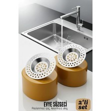 Creatividad Solutions Çelik Lavabo Süzgeci 2 Adet 721232