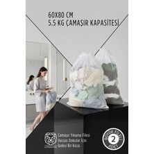 Creatividad Solutions Premium Hassas Dokunuş: 2'li Lüks Çamaşır Yıkama Filesi Seti - Giysi Koruma Sanatı 60X80 cm 722758