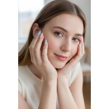 Caş Dekorasyon 24'lü Pembe ve Mavi Renk Takma Tırnak Seti (Yapıştırıcılı)