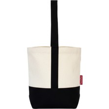 Baghashtag Çift Bölmeli Siyah Kanvas Termos Çantası