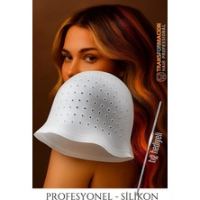 Creatividad Solutions Silikon Röfle Bonesi ve Tığ Seti – Boya Tutmaz Tekrar Kullanılabilir, Profesyonel Saç Açma Aparatı 722070