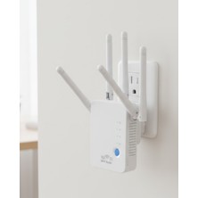 Zero Land Lvsqvr 300MBPS Wifi Tekrarlayıcı Wps Güvenlikli Ap Modlu Güçlirici