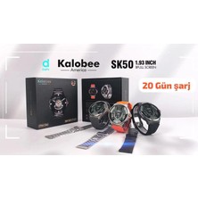 Atk Elektronik Kalobee SK50 Akıllı Saat - 20 Gün Şarj Süresi & 1.93 Inç Dev Amoled Ekran"nfc Özellikli
