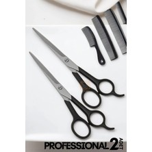 Creatividad Solutions Berber Makası 2 Adet Profesyonel 6.5 Inç Çelik 719771