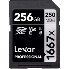 Professıonal 256 GB 1667X Sdxc Hafıza Kartı (250MB/S-90MB/S)