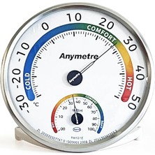 TH-101E Termometre Higrometre Nem Ölçer, Siyah