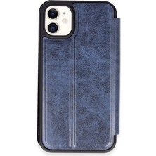 Indispensablely Iphone 11 Kılıf Flip Cover - Lacivert