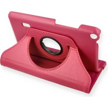 Indispensablely Mediapad T3 7 Kılıf 360 Tablet Deri Kılıf - Pembe