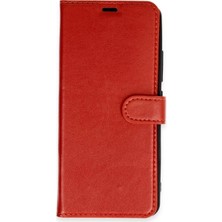 Indispensablely Galaxy S25 Kılıf S Kapaklı Kılıf - Kırmızı