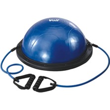 1837 Bosu Topu, 59CM Denge Aleti, Çekme Ipli Balance Ball, Pompa Hediyeli