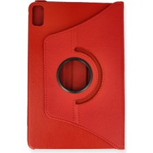 Indispensablely Matepad 10.4 Kılıf 360 Tablet Deri Kılıf - Kırmızı
