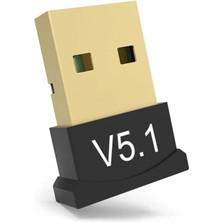 Elektronik 5.1 Bluetooth Doungle V5.1 USB Bluetooth Adaptörü Alıcı Verici Mini Kablosuz Bluetooth Dongle V5.1 USB Bluetooth Adaptörü Alıcı Verici Mini Kablosuz