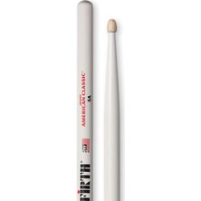 V5AW BAGET(ÇIFT)5A Wood Whıte, Hıckory, 0.565"X16", Med BAGET(ÇIFT)5A Wood Whıte :vıcfırth