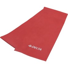 Pilates Bandı Egzersiz Direnç LASTIĞI,KIRMIZI,120 x 15 Cm,orta