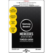 Ambalaj Yelpazesi Suya Dayanıklı Yıkanır Kalın 30 Adet Gümüş Baskılı 35x50cm 150g Oto Paspas Kağıdı Siyah Baklava Desen