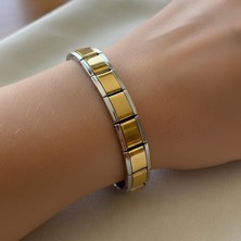 Bontexs Paslanmaz Çelik Italyan Charm Bileklik Iç ve Dış Yazılı