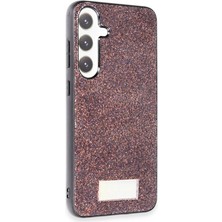 Indispensablely Onegif Galaxy A55 5g Bright Simli Kapak - Derin Mor