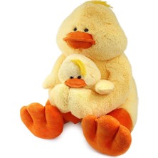 Plush Peluş Oyuncak, Yavrulu Ördek, 60 cm