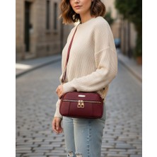 Sun Empire Elite Üç Bölmeli Kadın Çapraz Askılı El ve Omuz Çantası