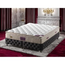 Istanbul Luxuria Pedli Ultra Ortopedik Yaylı Yatak Beyaz 90 x 200