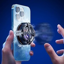 Cep Telefonu Soğutucu Fan Rgb Radyatör Soğutucu, Oyun Için Soğutma Fanı, Kablolu, IPhone 12,13 ve 14 Serisi ile Uyumlu Magsafe, Akıllı Telefon/tablet Için