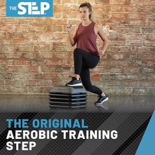 Step 4 Kademeli Ayarlanabilir Step Tahtası, Yüksek Aerobik Platformu, Evde Spor Salonu Egzersiz Ekipmanları, Abd’de Üretilmiş Fitness Egzersiz Ekipmanları