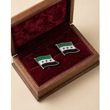 Zaytoon 2'li Yeni Suriye Bayrak Unisex Yaka Mineli Rozeti 21 mm A300029-02