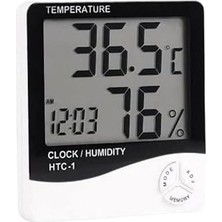 Dijital Termometre Alarmlı Nem ve Sıcaklık Ölçer