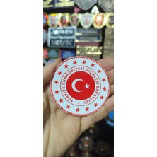 Çukurova Ütü Dış Içleri Bakanlığı 3D Arması Göğüs Kol Patch Cırtlı 7 cm