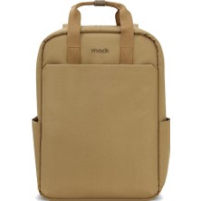 MCE-1523 Nova Eco Çevre Dostu Laptop Sırt Çantası 15.6 Inç, Ykk Fermuarlı Bilgisayar Sırt Çantası, Kadın ve Erkek Günlük Çanta, Okul ve Iş Çantası, Camel