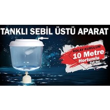 2053 Su Arıtma Damacana Sebil Üstü Aparatı 10MT Hortumlu (Hazneli)